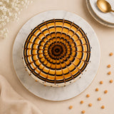 Golden Butterscotch Fantasy Cream Cake