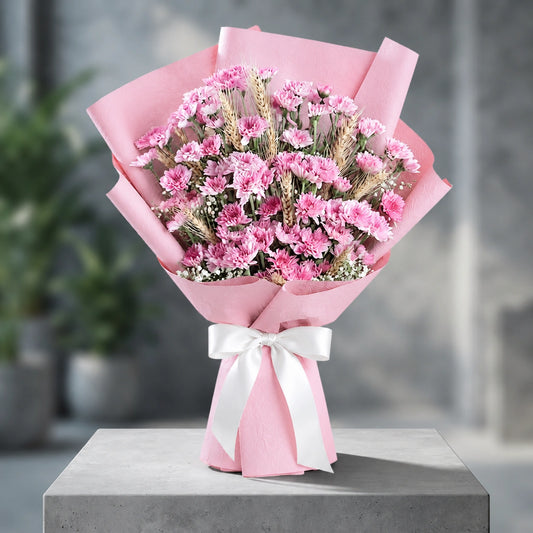 Pink Daisy Flower Bouquet