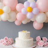 Pink Daisy Balloon Garland Cake Table Decor