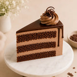 Glazed Chocolate Cream Drip Cake