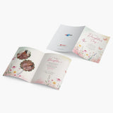 Wildflower Watercolor Daughter's Day Personalised Card