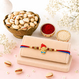 Ganesha Rakhi with Premium Pistachios | Divine Raksha Bandhan Gift