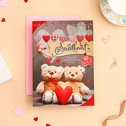 Your Love Means Everything To Me Greeting Card With Chocolate