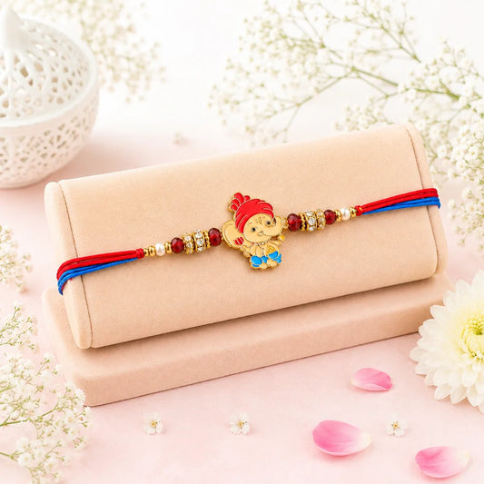 Ganesha Rakhi with Premium Pistachios | Divine Raksha Bandhan Gift