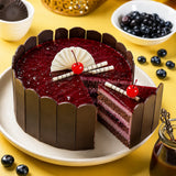 Blueberry Designer Glaze Cream Cake
