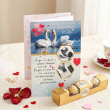 Darling Wife Greeting Card With Chocolate