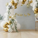 Sage Greenery Bride To Be Balloon Arch Decor