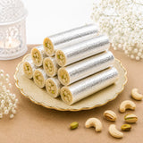 Set of 3 Rudraksha Rakhi with Kaju Roll & Dairy Milk Chocolates | Multi-Brother Gift