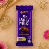 Set of 3 Rudraksha Rakhi with Kaju Roll & Dairy Milk Chocolates | Multi-Brother Gift