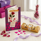 Baby I'm Yours Forever Greeting Card With Chocolate
