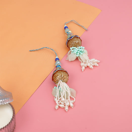 Traditional Teal Lumba Rakhi Pack of 2