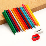 Luxor Doodles Plastic Crayons Extra Long