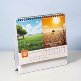 Pack Of 2 Multicolor Our Planet Our Future Desk Calendar 2027
