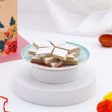 Special Bhai Dooj Greeting Card with Kaju Barfi