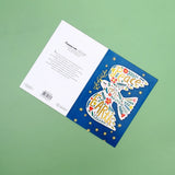 Pack of 50 Peace on Earth Floral Dove Greeting Card
