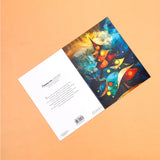 Pack of 50 Abstract Festive Art Greeting Card