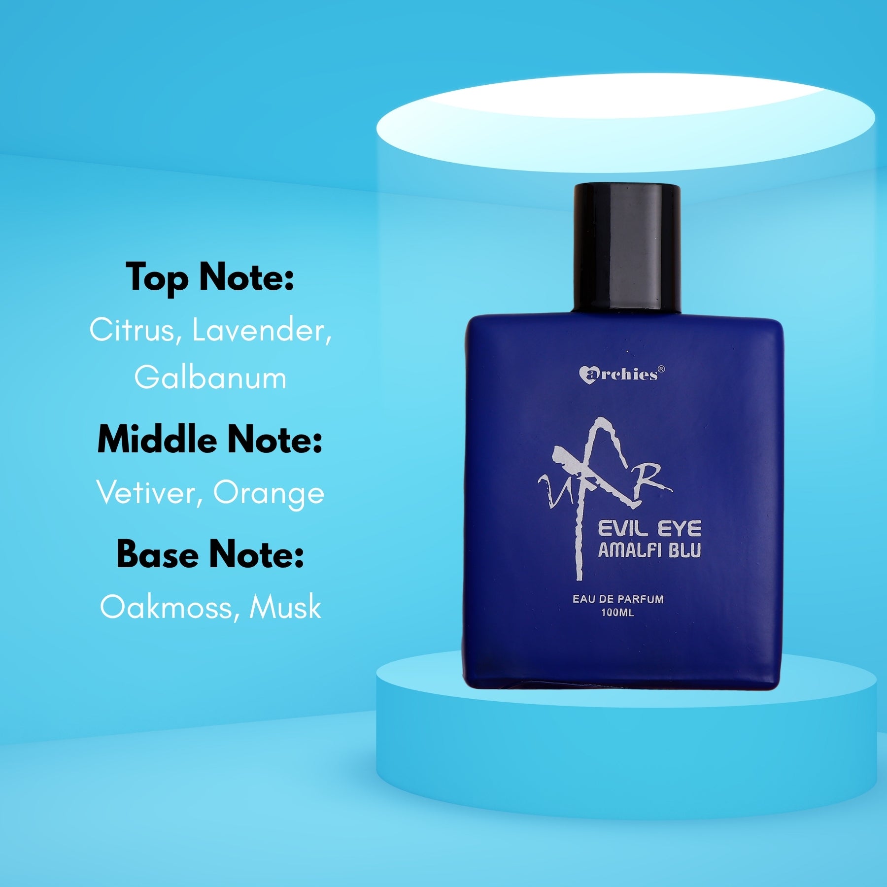 Archies UXR Evil Eye Amalfi Blue Unisex Perfume 100 ml