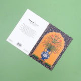 Pack of 50 Blue Vase Floral Arch Greeting Card