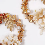 White and Golden Shubh Labh Pearl Hanging