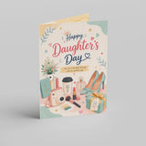 Girly Essentials Daughter's Day Personalised Card