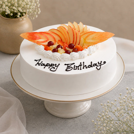 Tropical Fruit Paradise Cream Cake