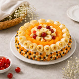 Tropical Fruit Paradise Cream Cake