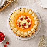 Tropical Fruit Paradise Cream Cake