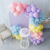 Pastel Rainbow Arch Backdrop Decor