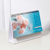 Pack Of 2 Multicolor Floral Bloom Desk Calendar 2027