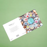Pack of 50 Painted Pebbles Earth Greeting Card