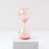 Glass Sand Timer Hourglass - Pink
