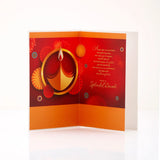 Pack Of 6 Spleding Diwali Wishes Greeting Card