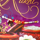Pack Of 3 For Wonderful Brother Rakhi with Greeting Card With Envelope