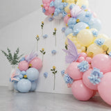 Pastel Floral Spring Balloon Arch Decor