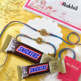 Vivid Bhai Rakhi with Snickers Chocolate