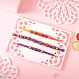 Royal Colourful Beads Rakhi Hamper