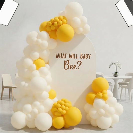 What Will Baby Bee Gender Reveal Arch Decor