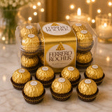 10 Red Roses, Ferrero Rocher With Cream Cake & Teddy