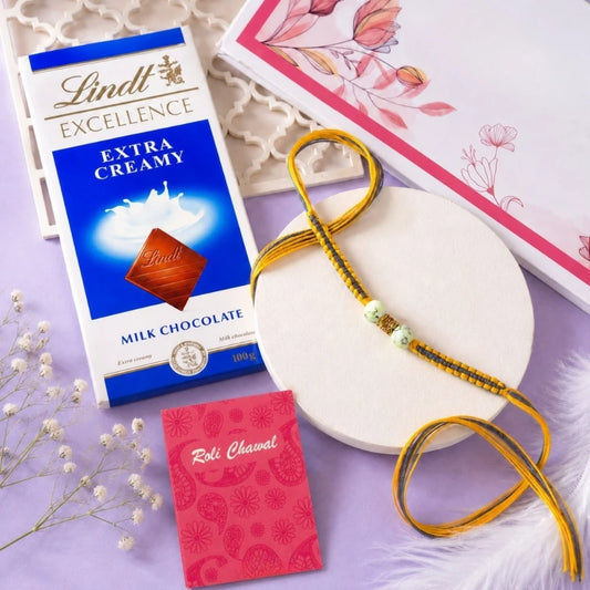 Opulent Rakhi with Lindt Excellence Chocolate