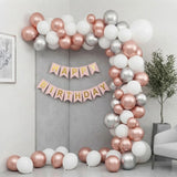 Rose Gold Frill Curtain Birthday Wall Decor
