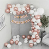 Rose Gold Frill Curtain Birthday Wall Decor