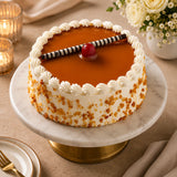 Premium Butterscotch Cherry Crown Cake