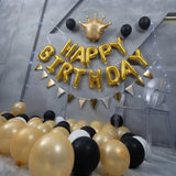Golden Crown Curtain Birthday Wall Decor