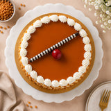 Premium Butterscotch Cherry Crown Cake