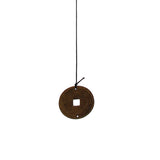 Brass Bell Wind Chime with Coin Pendant