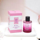 Floral Diamond Diary with GALS Perfume, Scented Candle and Bunny Keychain
