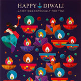Pack Of 6 Wonderful Diwali Wishes Greeting Card