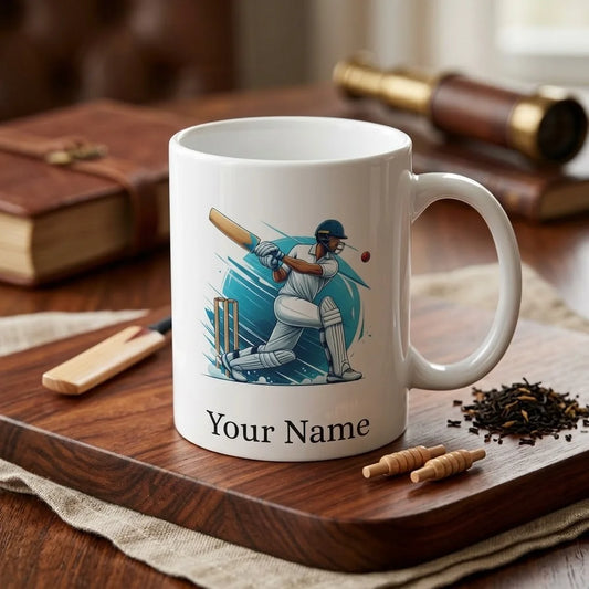 Personalized Cricket Mug with Name