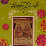 Pack Of 6 Diwali Wishes with Aarti Greeting Card