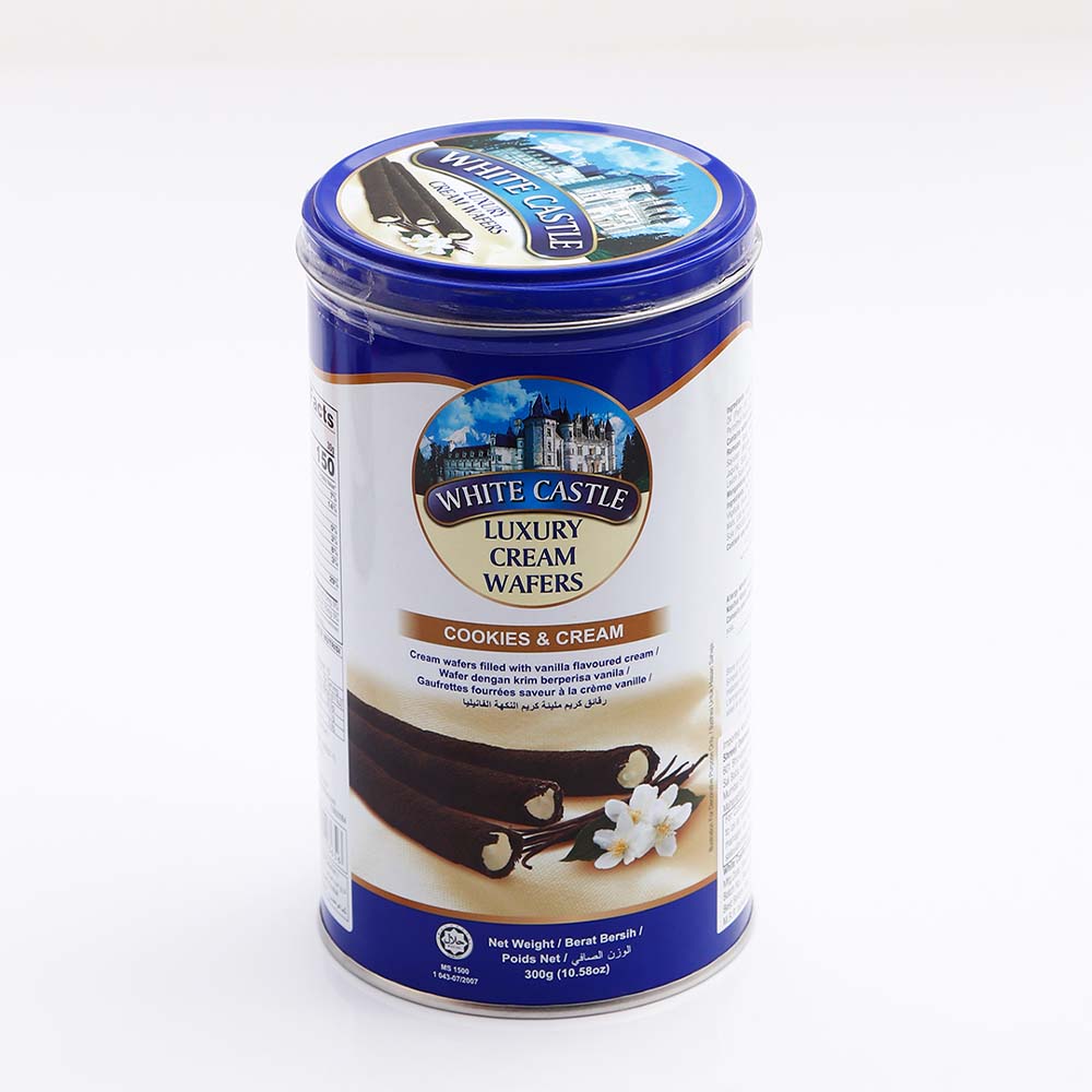 White Castle Luxury Wafer Rolls - Cookies & Cream